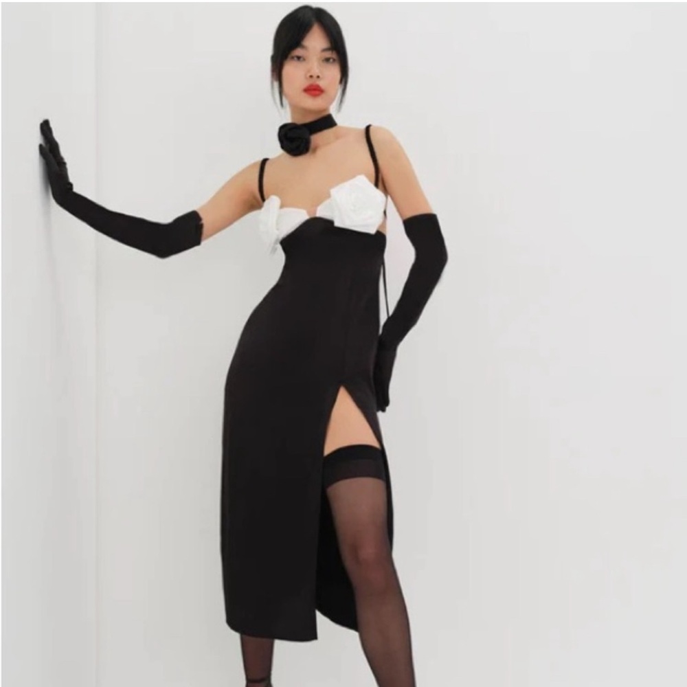 NWT For love and lemons Rita Midi Dress Large